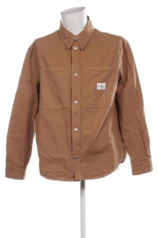 Férfi ing Calvin Klein Jeans, Méret L, Szín Barna, Ár 15 049 Ft