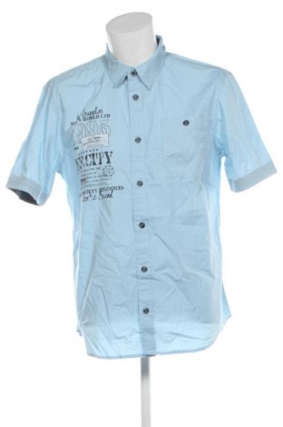Herrenhemd Man's World, Größe L, Farbe Blau, Preis € 10,99