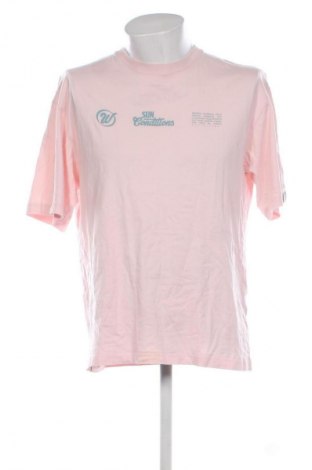 Męski T-shirt Zara, Rozmiar M, Kolor Różowy, Cena 26,79 zł