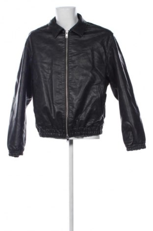 Ανδρικό δερμάτινο μπουφάν Jack & Jones, Μέγεθος XL, Χρώμα Μαύρο, Τιμή 37,99 €, #134206787