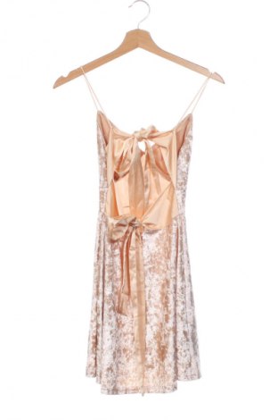 Šaty  Double crazy, Velikost S, Barva Béžová, Cena  129,00 Kč