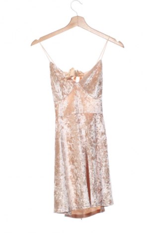 Šaty  Double crazy, Velikost S, Barva Béžová, Cena  129,00 Kč