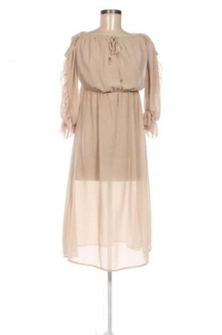 Sukienka NEW COLLECTION, Rozmiar L, Kolor Beżowy, Cena 27,99 zł