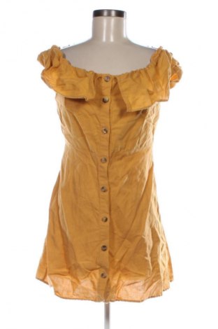 Рокля Pull&Bear, Размер M, Цвят Жълт, Цена 7,66 €