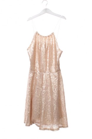 Kleid Review, Größe XS, Farbe Beige, Preis 8,99 €