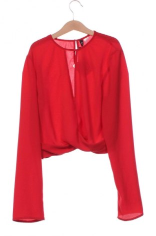 Dámska blúza H&M Divided, Veľkosť XS, Farba Červená, Cena  1,95 €