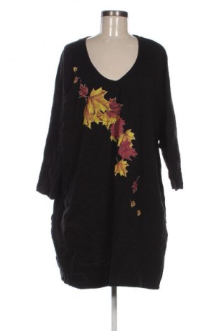 Дамска блуза Ulla Popken, Размер 4XL, Цвят Черен, Цена 17,89 €