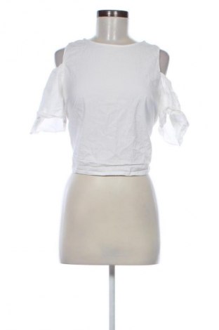 Γυναικεία μπλούζα Zara, Μέγεθος L, Χρώμα Λευκό, Τιμή 7,99 €