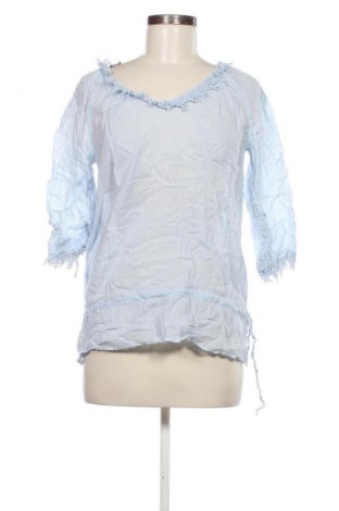 Bluză de femei Zara, Mărime S, Culoare Albastru, Preț 7,99 Lei