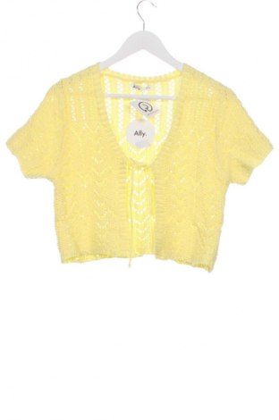 Γυναικεία ζακέτα Ally, Μέγεθος XS, Χρώμα Κίτρινο, Τιμή 24,99 €