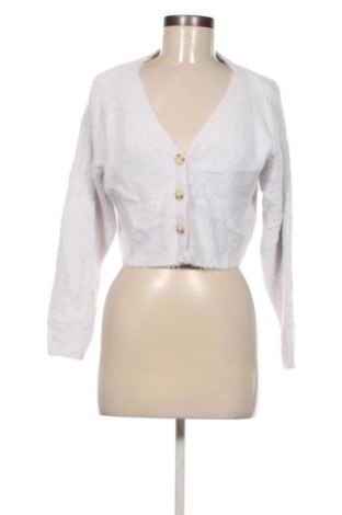 Damen Strickjacke Bershka, Größe S, Farbe Weiß, Preis 10,99 €