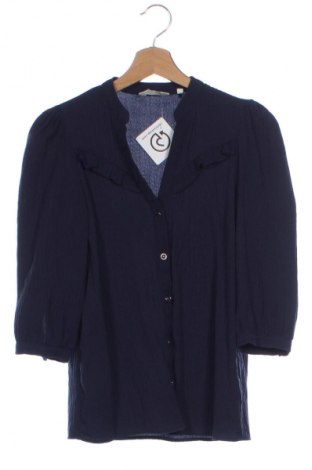 Γυναικείο πουκάμισο Naf Naf, Μέγεθος XS, Χρώμα Μπλέ, Τιμή 3,99 €