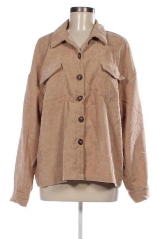 Γυναικείο πουκάμισο SHEIN, Μέγεθος L, Χρώμα  Μπέζ, Τιμή 7,99 €