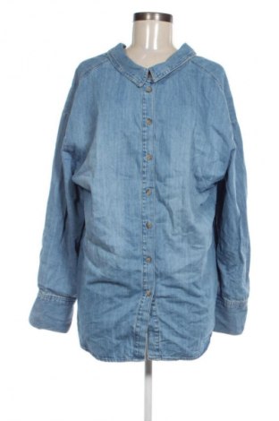 Γυναικείο πουκάμισο Zara, Μέγεθος L, Χρώμα Μπλέ, Τιμή 15,99 €