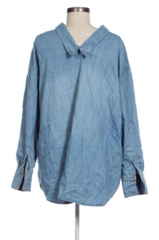 Γυναικείο πουκάμισο Zara, Μέγεθος L, Χρώμα Μπλέ, Τιμή 15,99 €