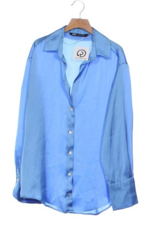 Dámska košeľa  Zara, Veľkosť XS, Farba Modrá, Cena  24,50 €
