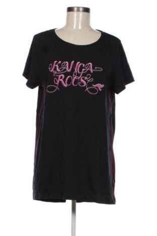 Damski T-shirt Kangaroos, Rozmiar M, Kolor Czarny, Cena 41,99 zł