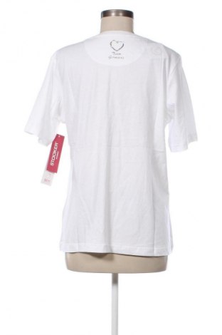 Γυναικείο t-shirt Stooker, Μέγεθος XL, Χρώμα Λευκό, Τιμή 9,99 €