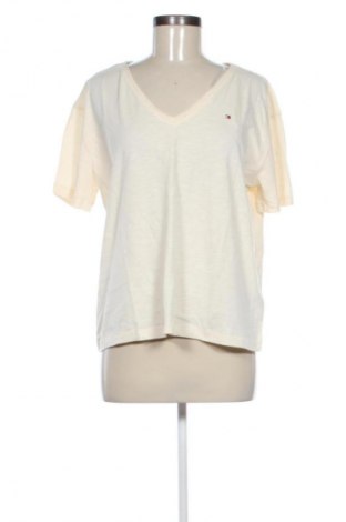Damen T-Shirt Tommy Hilfiger, Größe L, Farbe Ecru, Preis 23,99 €