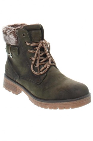 Damskie botki Tom Tailor, Rozmiar 39, Kolor Zielony, Cena 377,99 zł