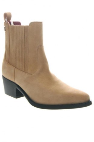 Damskie botki Tommy Hilfiger, Rozmiar 39, Kolor Brązowy, Cena 267,99 zł