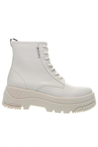 Botine de damă Tommy Jeans, Mărime 40, Culoare Alb, Preț 333,99 Lei