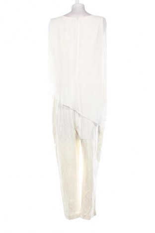 Langer Damen-Overall Sheego, Größe XL, Farbe Weiß, Preis 48,99 €
