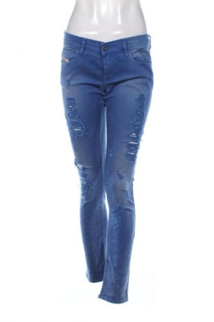 Damskie jeansy Diesel, Rozmiar L, Kolor Niebieski, Cena 78,99 zł