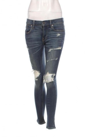 Damskie jeansy Hollister, Rozmiar M, Kolor Niebieski, Cena 26,79 zł