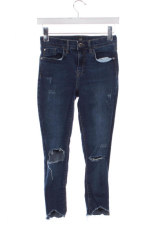 Damskie jeansy River Island, Rozmiar XS, Kolor Niebieski, Cena 23,99 zł