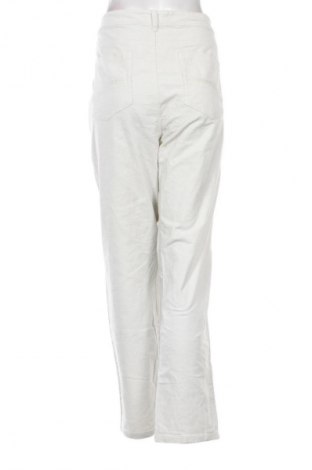 Pantaloni de velvet de femei Yessica, Mărime 3XL, Culoare Alb, Preț 118,41 Lei