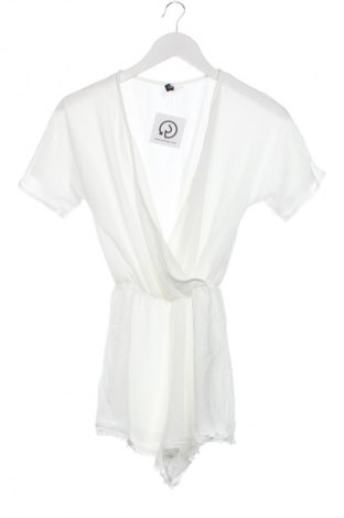 Női rövid overál H&M Divided, Méret XXS, Szín Fehér, Ár 1 449 Ft