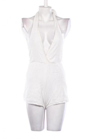 Women's short jumpsuit Pull&Bear, Μέγεθος S, Χρώμα Λευκό, Τιμή 7,99 €