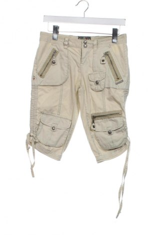 Дамски къс панталон Unbranded, Размер XS, Цвят Бежов, Цена 7,15 €