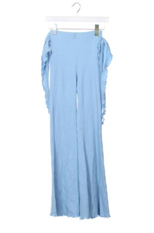 Damskie spodnie Bershka, Rozmiar XS, Kolor Niebieski, Cena 27,40 zł