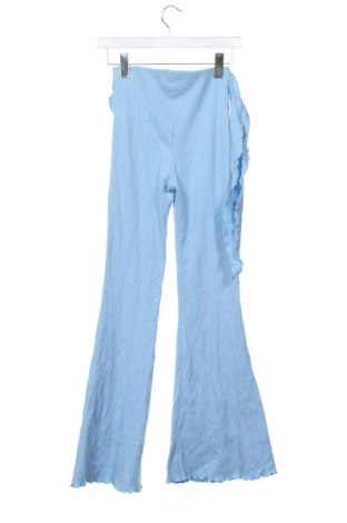 Damskie spodnie Bershka, Rozmiar XS, Kolor Niebieski, Cena 27,40 zł