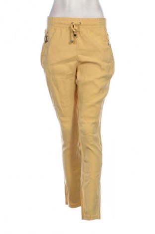 Pantaloni de femei Junona, Mărime M, Culoare Galben, Preț 79,05 Lei