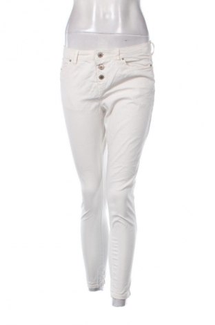 Damskie spodnie Springfield, Rozmiar M, Kolor ecru, Cena 17,99 zł