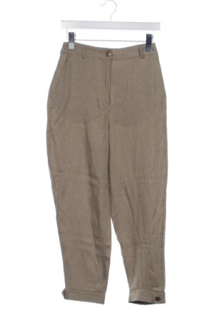 Dámske nohavice Zara, Veľkosť XS, Farba Zelená, Cena  7,85 €