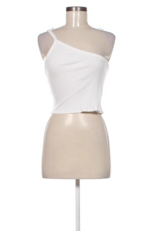 Damska koszulka na ramiączkach Zara, Rozmiar S, Kolor Biały, Cena 21,99 zł