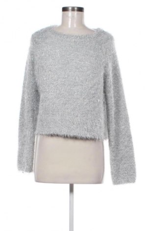Дамски пуловер Pull&Bear, Размер S, Цвят Сребрист, Цена 10,22 €