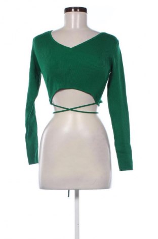 Дамски пуловер Zara, Размер L, Цвят Зелен, Цена 11,75 €