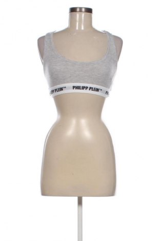 Γυναίκειο αθλητικό τοπ Philipp Plein, Μέγεθος M, Χρώμα Γκρί, Τιμή 45,99 €