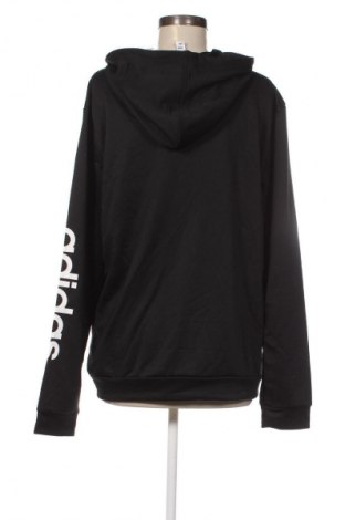 Γυναικείο φούτερ Adidas, Μέγεθος XXL, Χρώμα Μαύρο, Τιμή 53,99 €