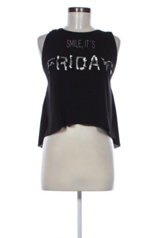 Γυναικείο τοπ Bershka, Μέγεθος XS, Χρώμα Μαύρο, Τιμή 6,99 €