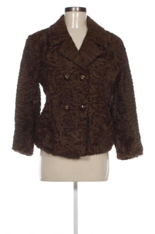 Δερμάτινο γυναικείο παλτό Unbranded, Μέγεθος M, Χρώμα Καφέ, Τιμή 152,99 €
