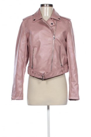 Női bőrdzseki Sinsay, Méret M, Szín Rózsaszín, Ár 8 018 Ft