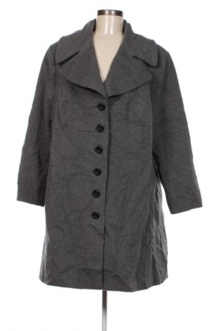 Γυναικείο παλτό Mia Moda, Μέγεθος 3XL, Χρώμα Γκρί, Τιμή 32,99 €
