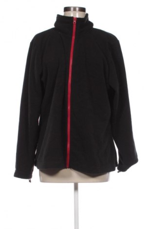 Γυναικεία αθλητική ζακέτα Laura Torelli, Μέγεθος XXL, Χρώμα Μαύρο, Τιμή 11,99 €