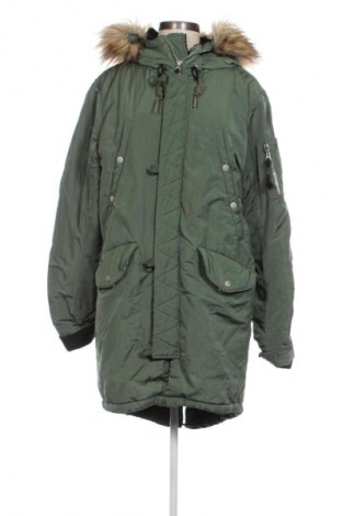 Geacă de femei Pull&Bear, Mărime M, Culoare Verde, Preț 106,99 Lei